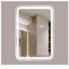 Gương Led Cảm Ứng Đứng Viền Nhôm Bạc 50x70cm