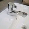 Vòi rửa mặt Lavabo lạnh dấu hỏi mạ Crom